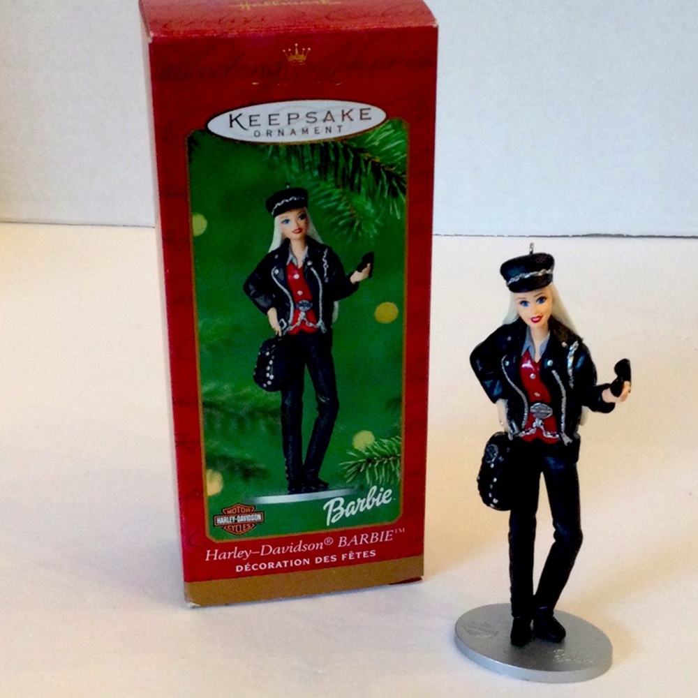 Harley Davidson Barbie Hallmark ornament